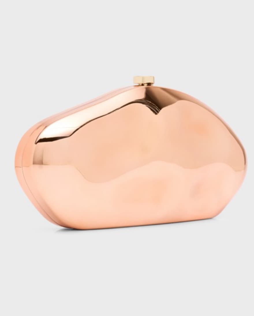 Cult Gaia Caldera Metallic Clutch Bag - Image 5