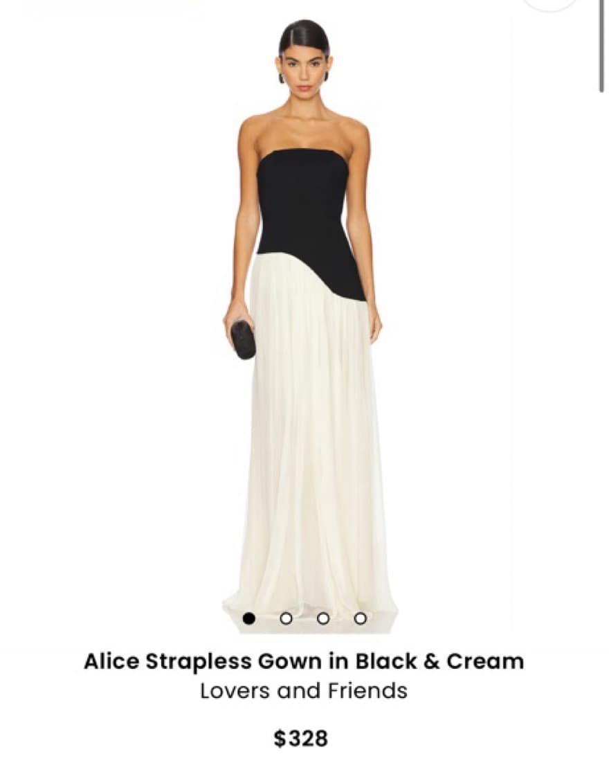 Lovers and Friends - Strapless Gown - Image 2