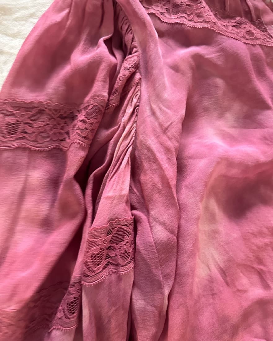 Loveshackfancy Pink Gradient Lace Top - Image 2