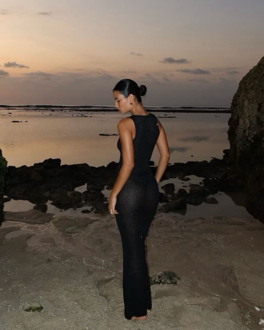 Astaresort Natalia dress in Black - Image 3