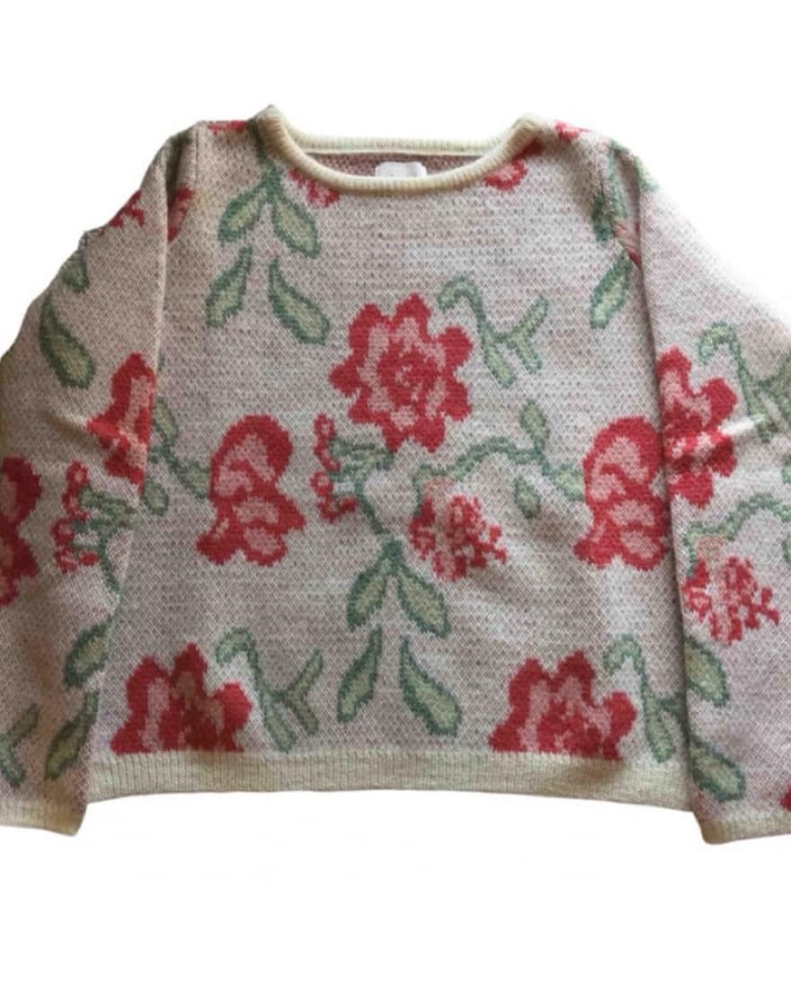 Sezane floral sweater - Image 2