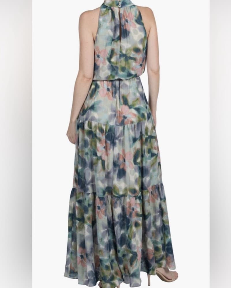 Julia Jordan Watercolor Floral Maxi   - Image 4