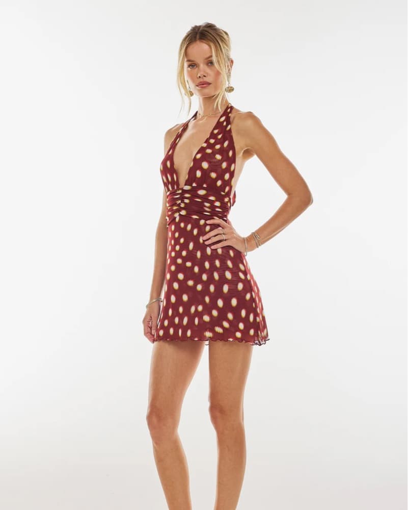 Resa Mini Dress spice - Image 3