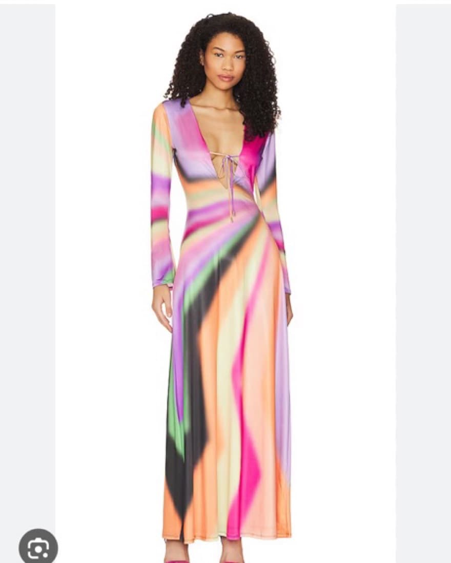 Revole Clario Maxi Dress in Mod Stripe - Image 1