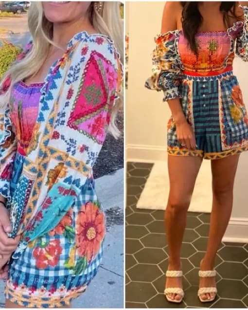 Farm Rio Summer Vibe Romper - Image 1