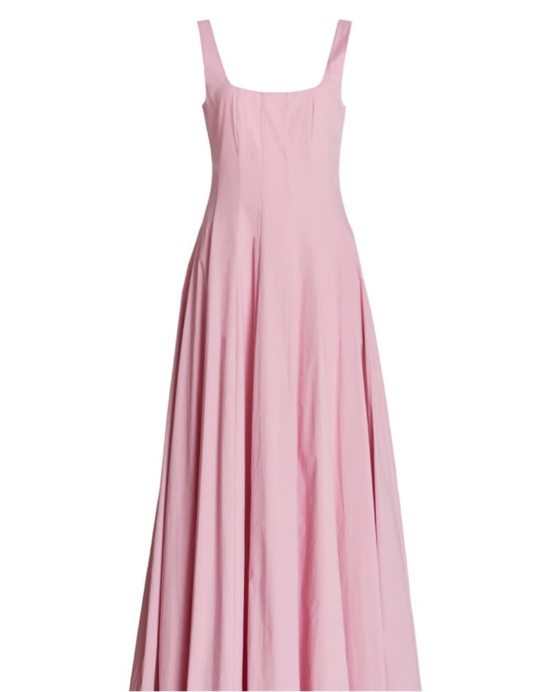 Staud Wells Cotton Maxi Dress - Image 3