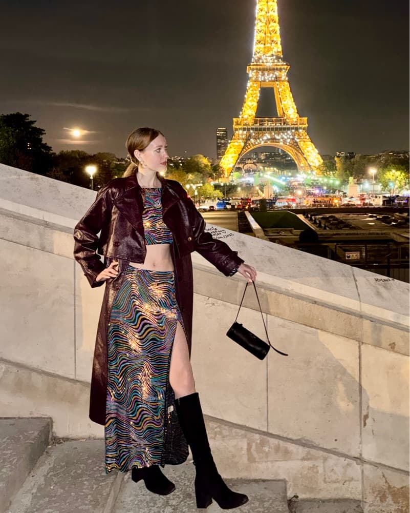 Lapointe Sequin Top + Skirt Set - Image 1
