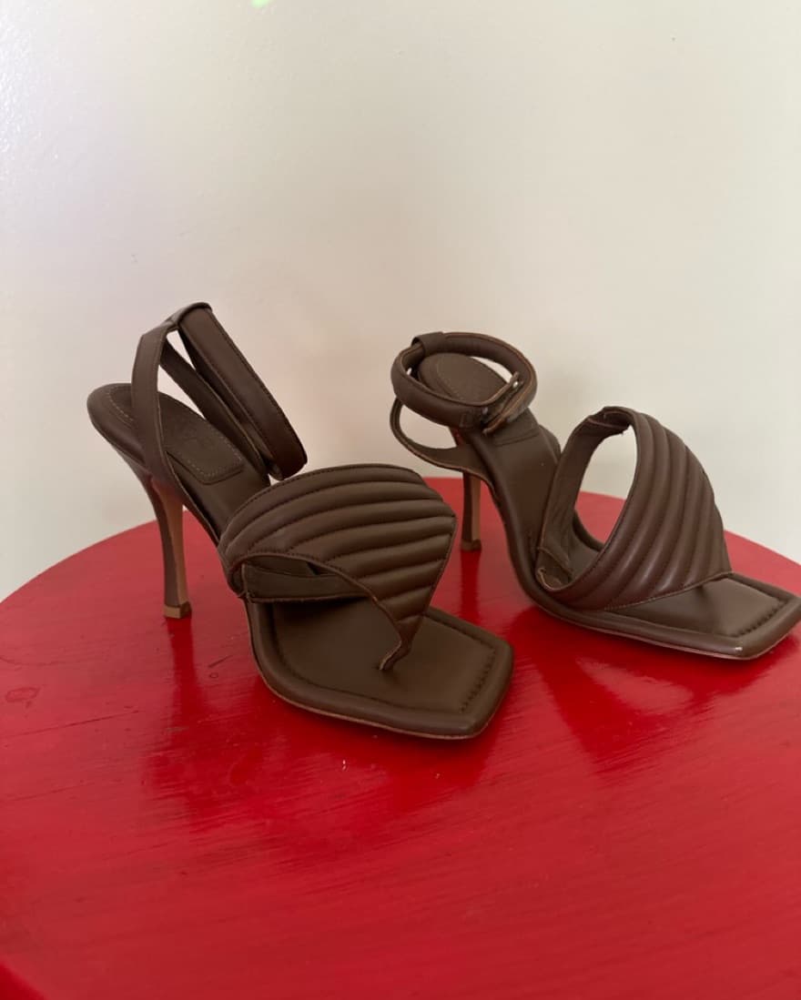 Dark Brown Heels  - Image 1