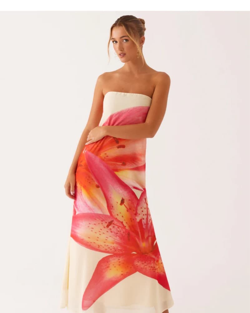 Darcy Maxi Dress Yellow Floral  - Image 4