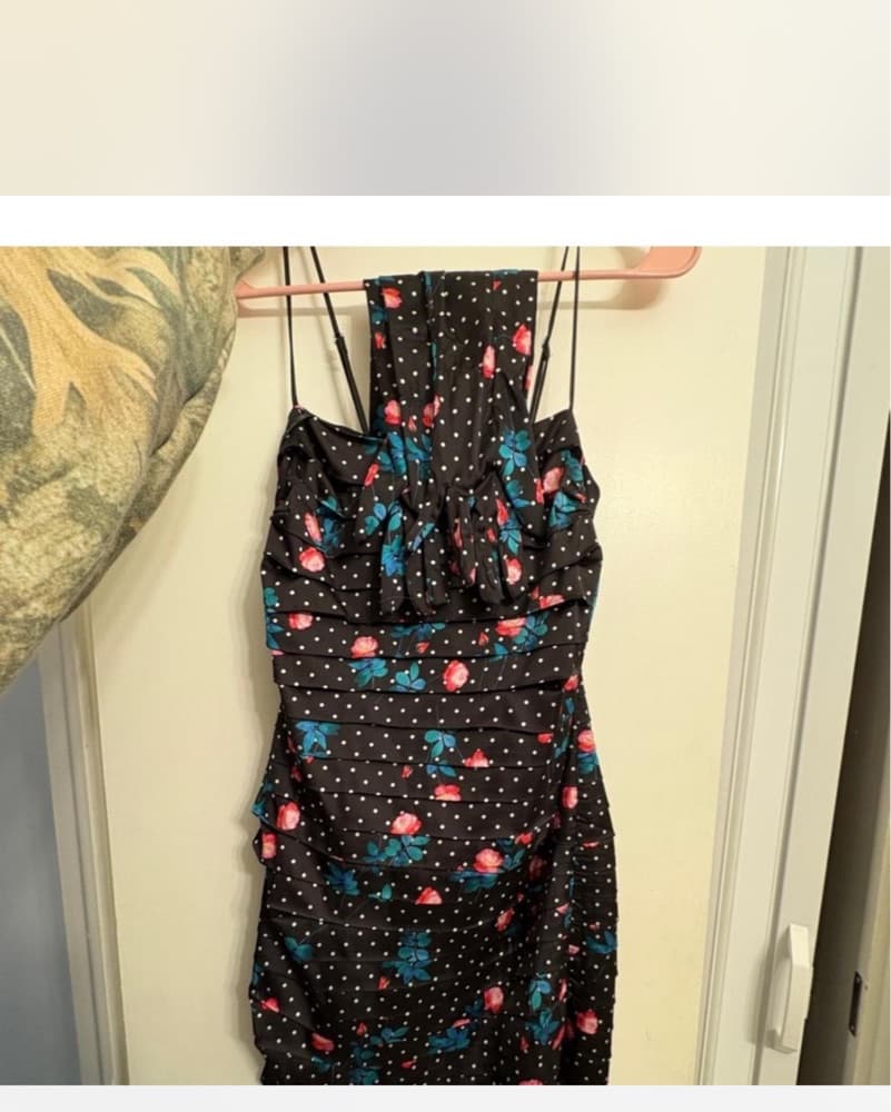 floral zip up dress - Image 2