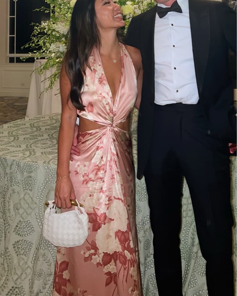 Reformation Formal Silk Maxi Dress - Image 3
