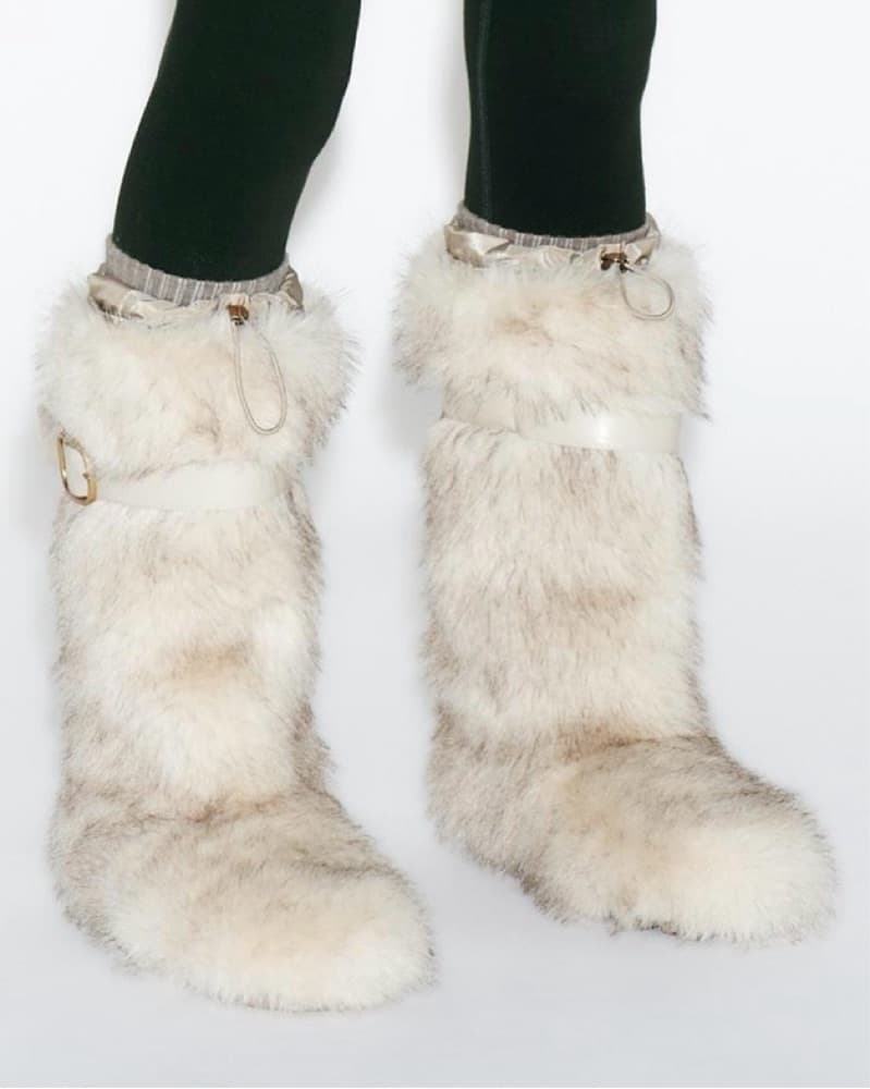 Faux Fur Boots - Image 3