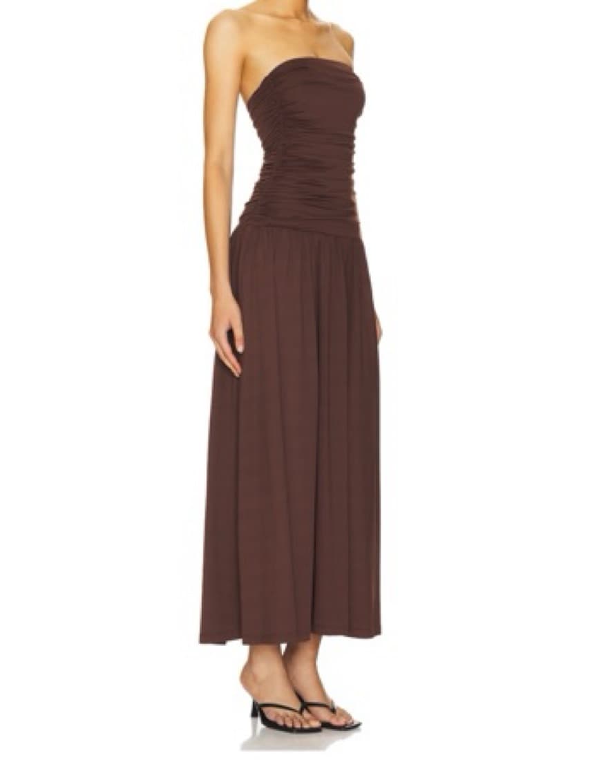 Revolve Ruched Waist Dress - Image 1