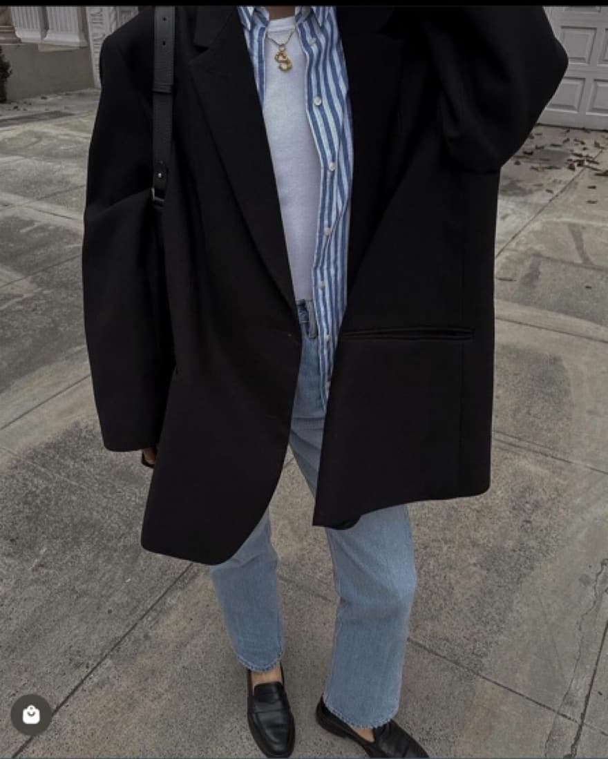 Frankie Shop Bea Black Blazer - Image 3