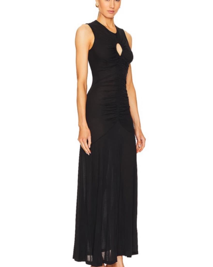 Ulla Johnson Isabelle Dress In Noir - Image 2