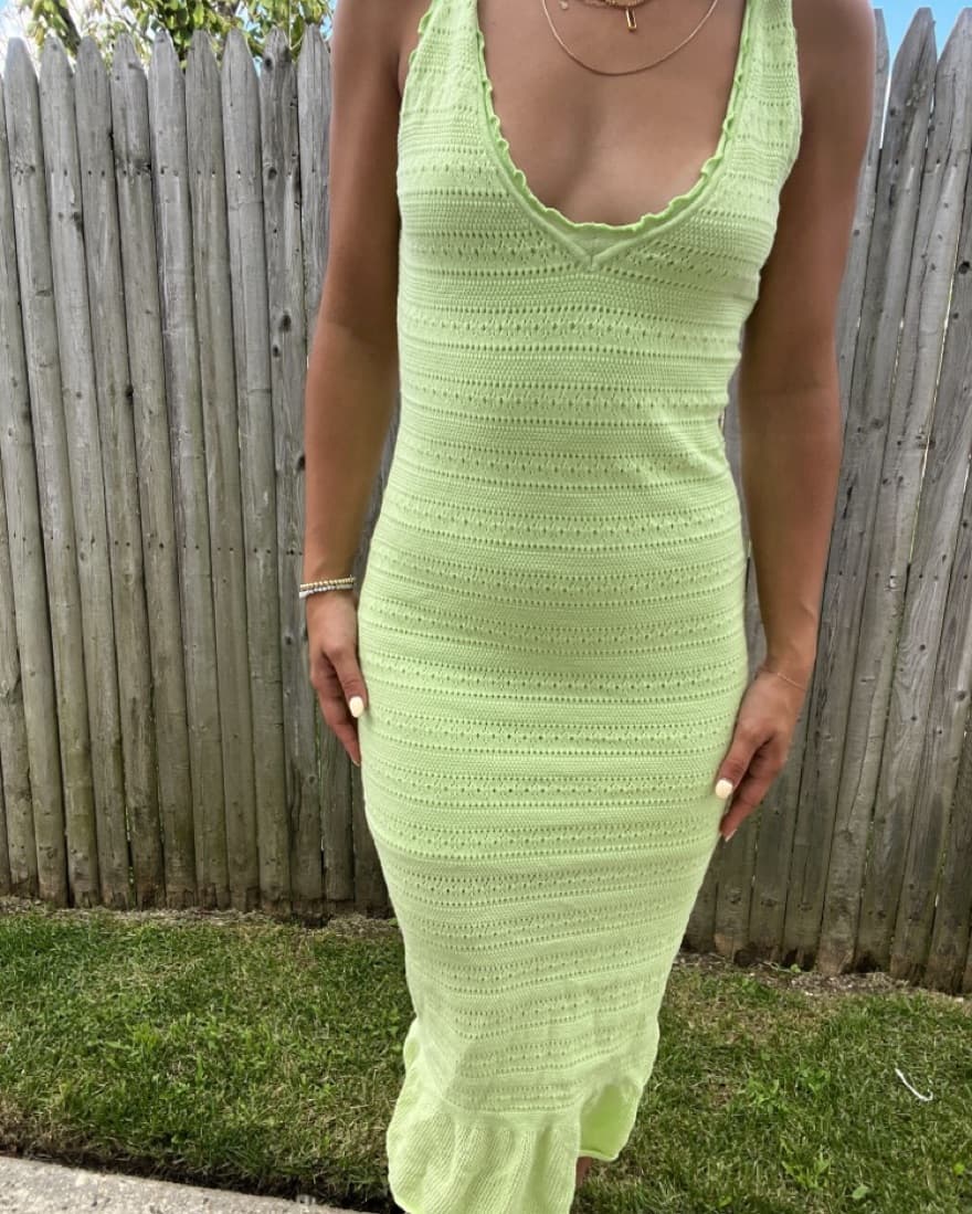 Amanda Upichard Green Dress   - Image 1