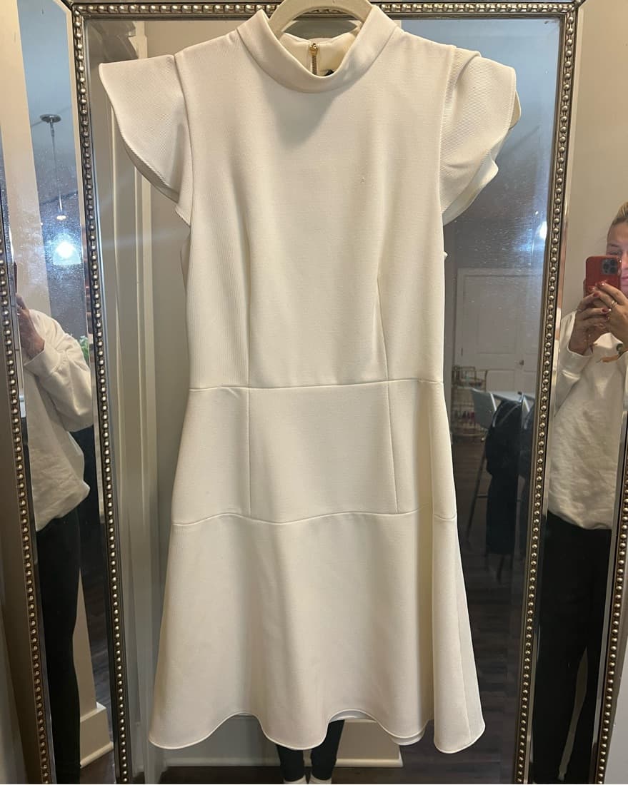 Rachel Zoe womens white dress - Image 3