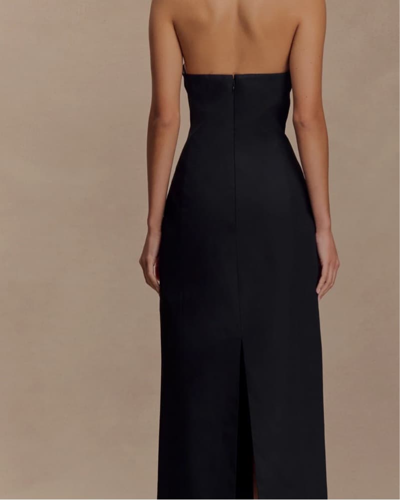 Black Halter Dress - Image 2