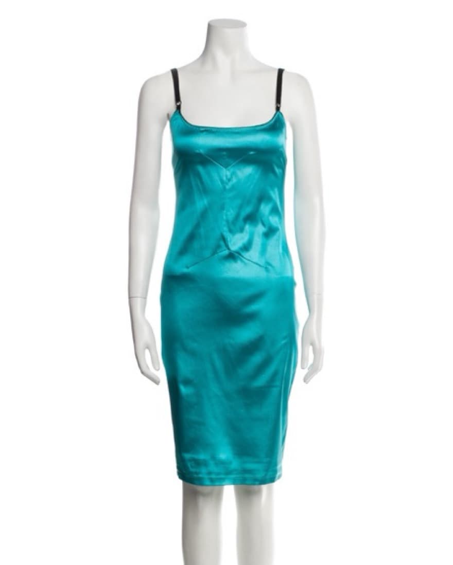 Vintage D&G Turquoise Dress  - Image 3