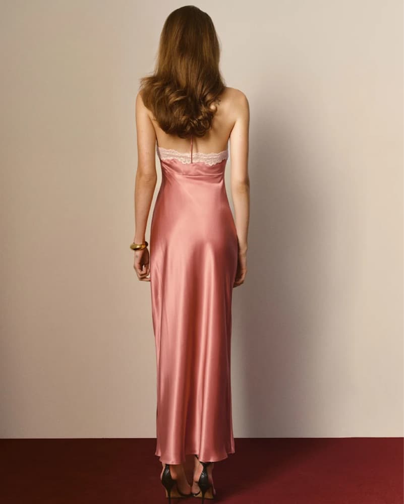 Reformation Aara Silk Dress - Image 3