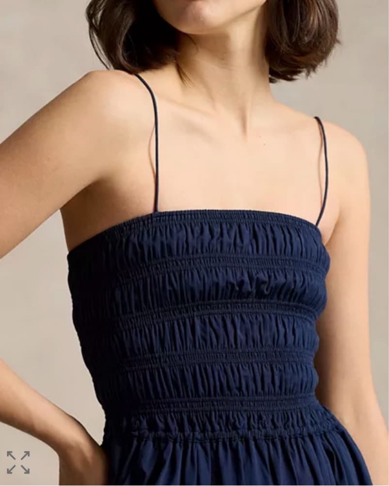 Polo Ralph Lauren Smocked Midi Dress  - Image 3