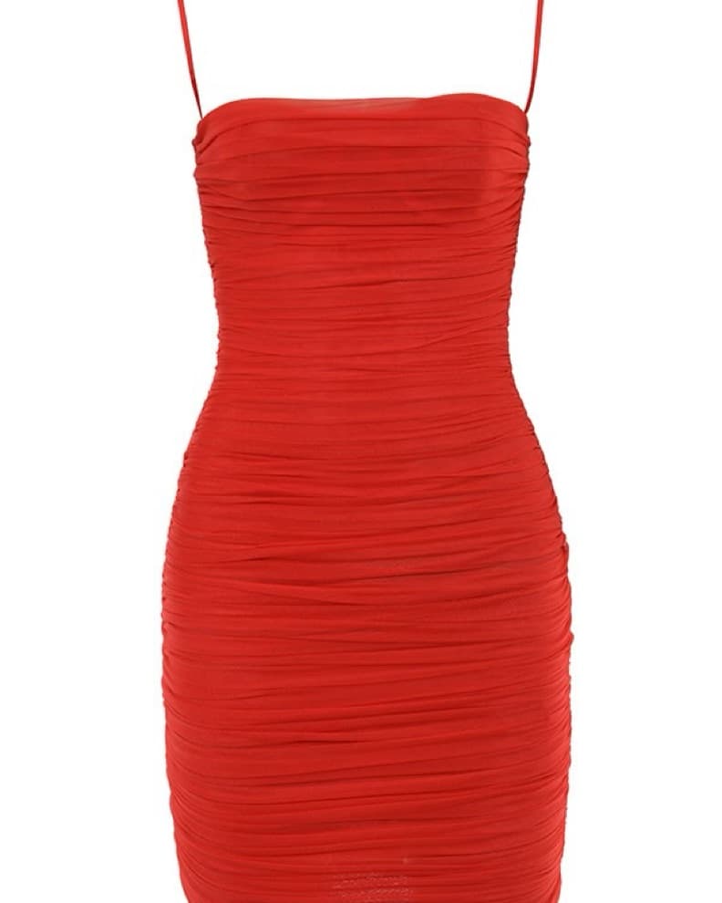 House Of CB Red Bodycon Mini Dress - Image 1