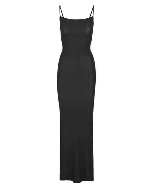 Skims Onyx Lounge Dress SMALL - Image 1