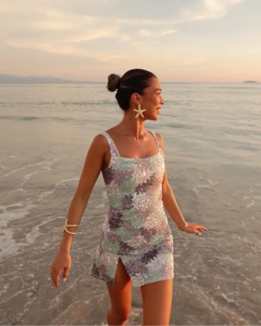 Oceanus Mini Dress - Image 1