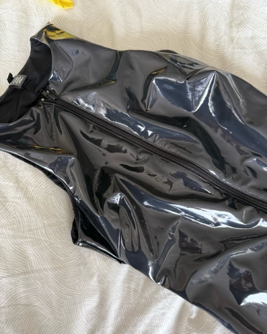 Skims Liquid Latex Bodycon Dress - Image 3