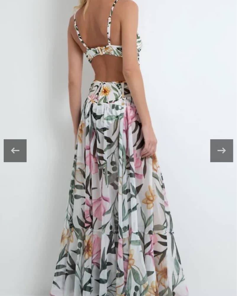 Patbo Floral Jasmin Beach Dress XS/S - Image 5