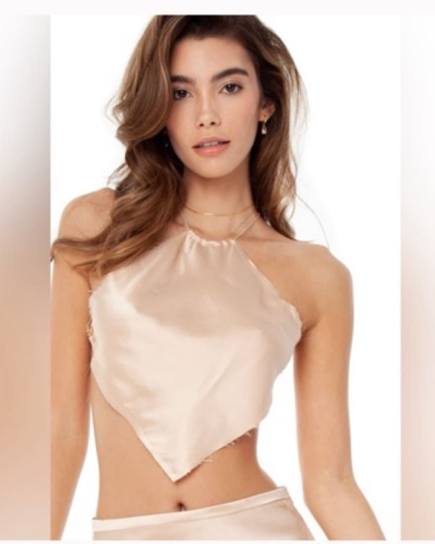 AreyouamI Silk Gold Top - Image 2