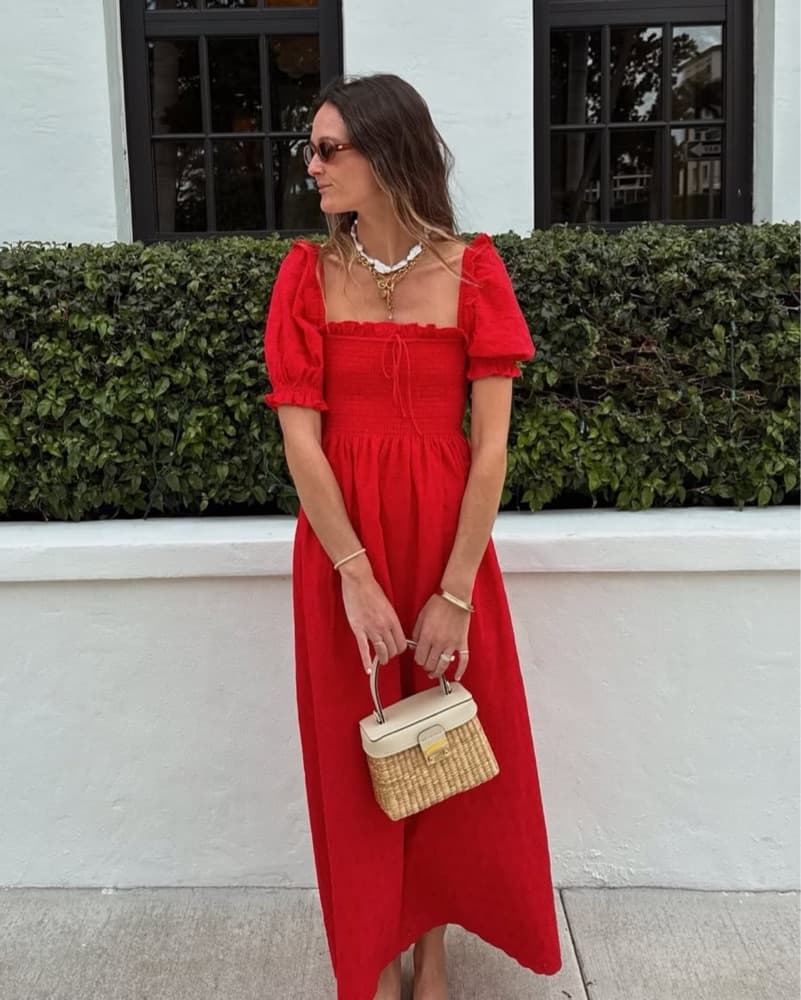 Hillhouse Scarlett Midi Nap Dress - Image 1