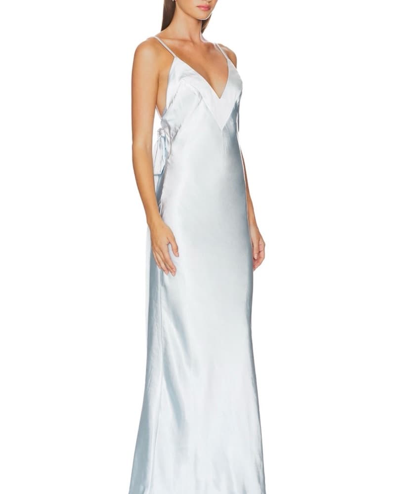 SNDYS Spain Maxi Dress In Baby Blue  - Image 2