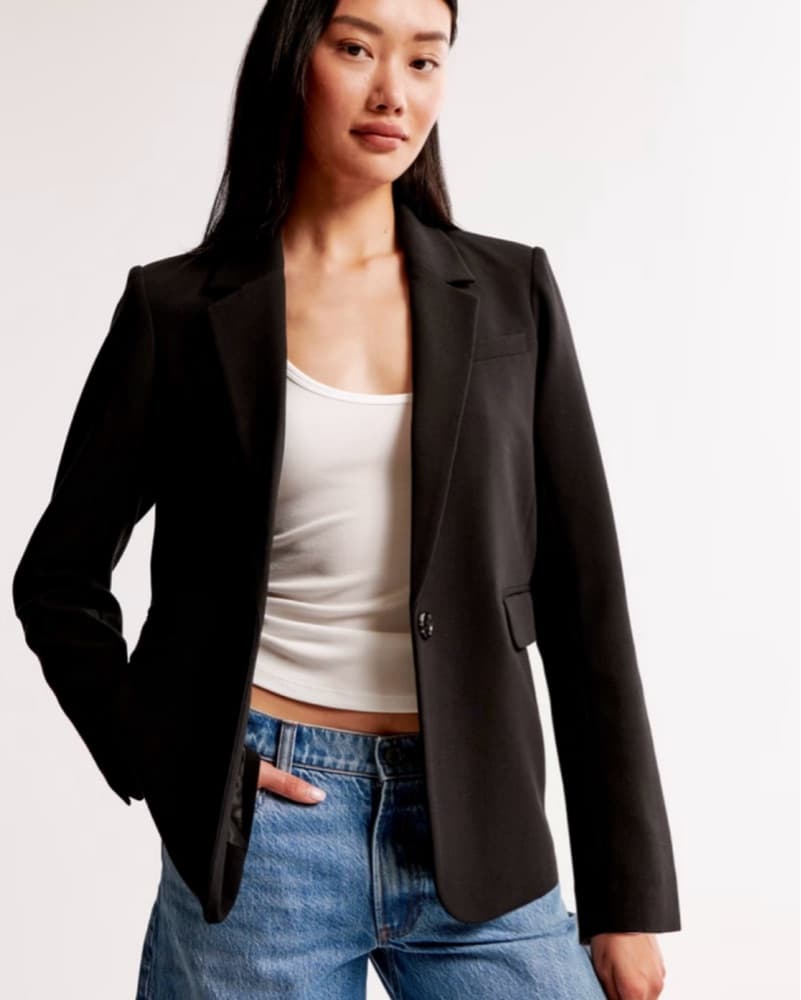 Black Abercrombie Blazer - Image 1