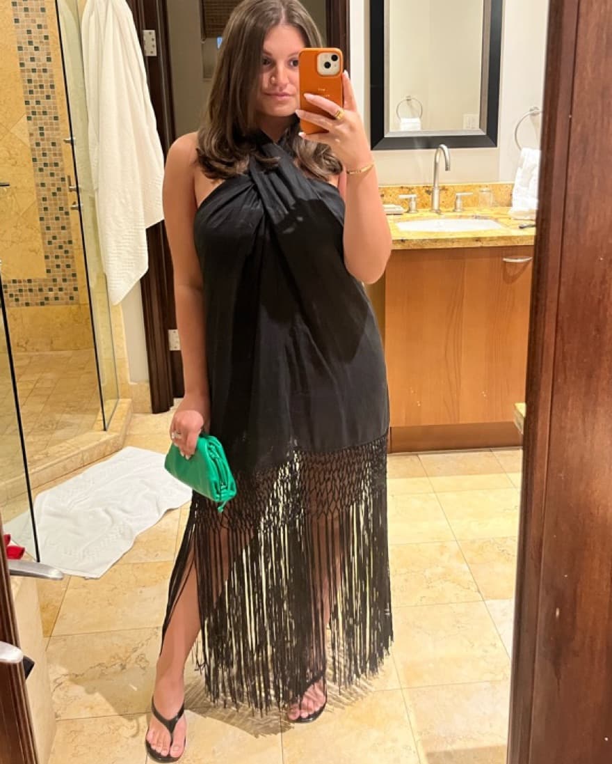 Zara Fringe Dress - Image 2