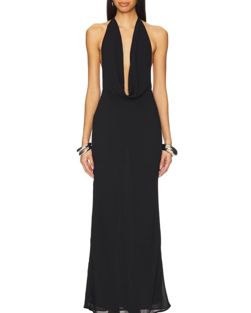 Runaway The Label Black Maxi Dress - Image 1