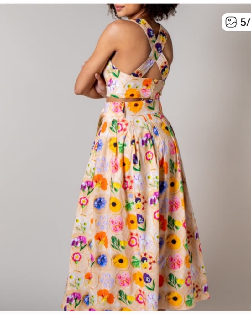 Rachel Antonoff Matching Floral Set  - Image 1
