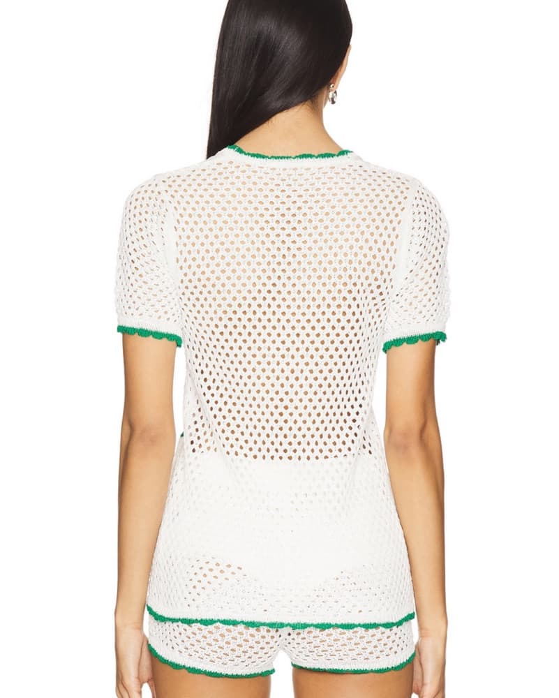 Superdown Brisa Set In white + green  - Image 3