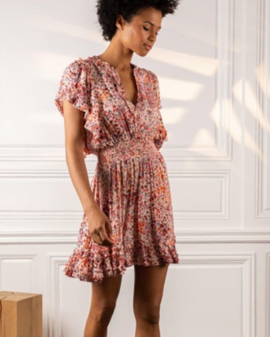 Poupette St Barth Pink Cover Up / Dress - Image 4