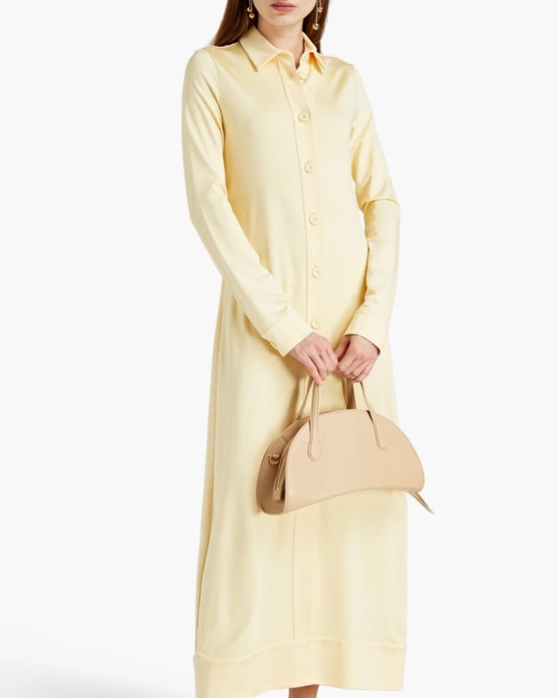 Jil Sander Baby Yellow Maxi Dress - Image 1