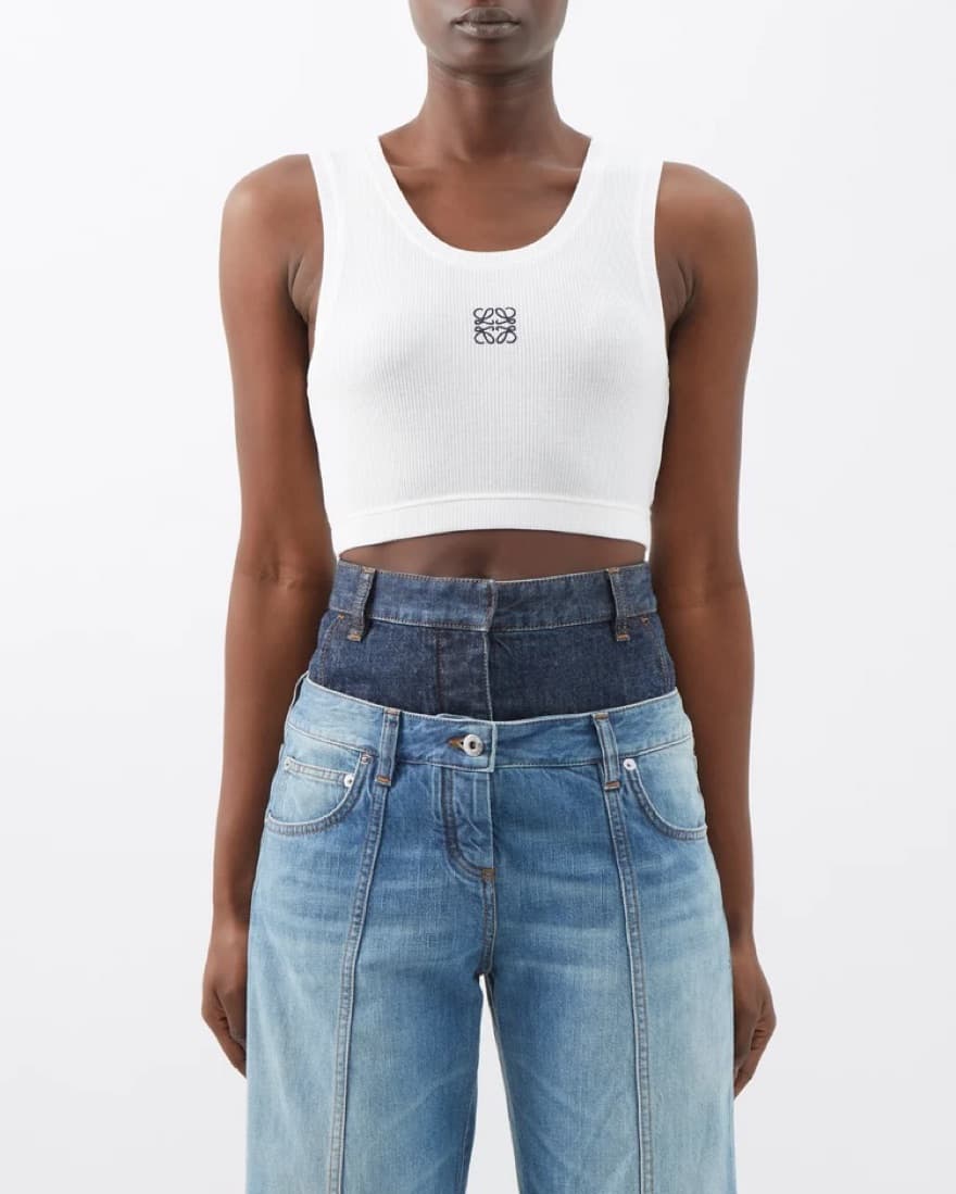 Loewe Anagram Crop Tank - Image 3