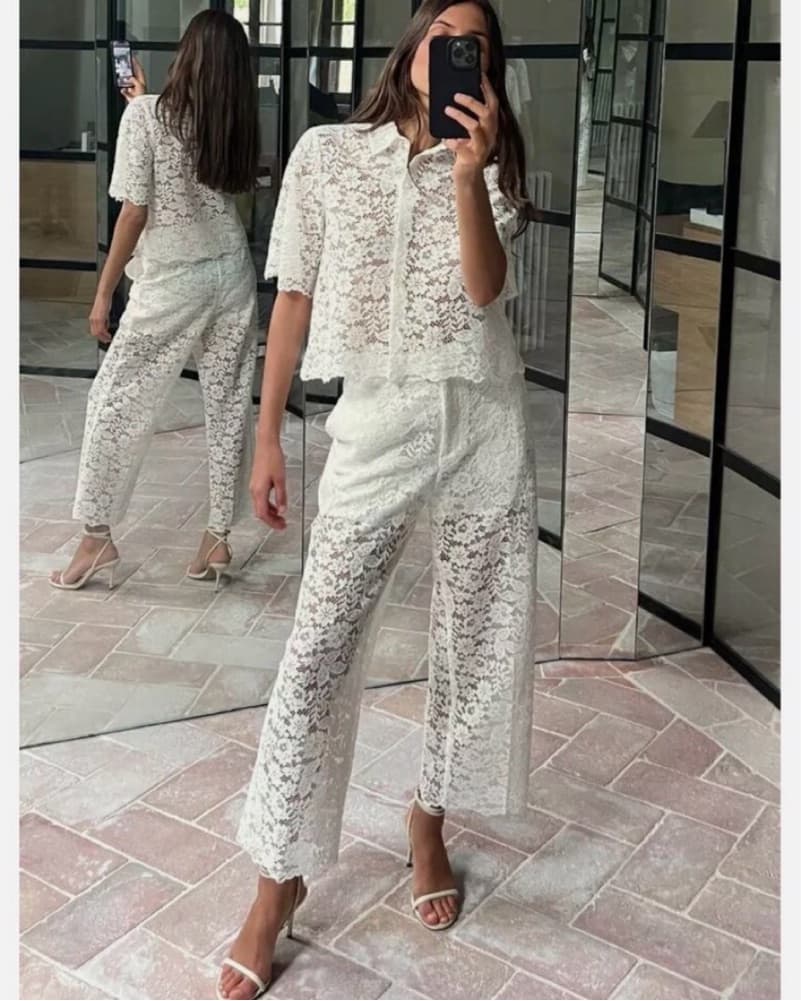 Gorgeous ZARA Lace Matching Set  - Image 1