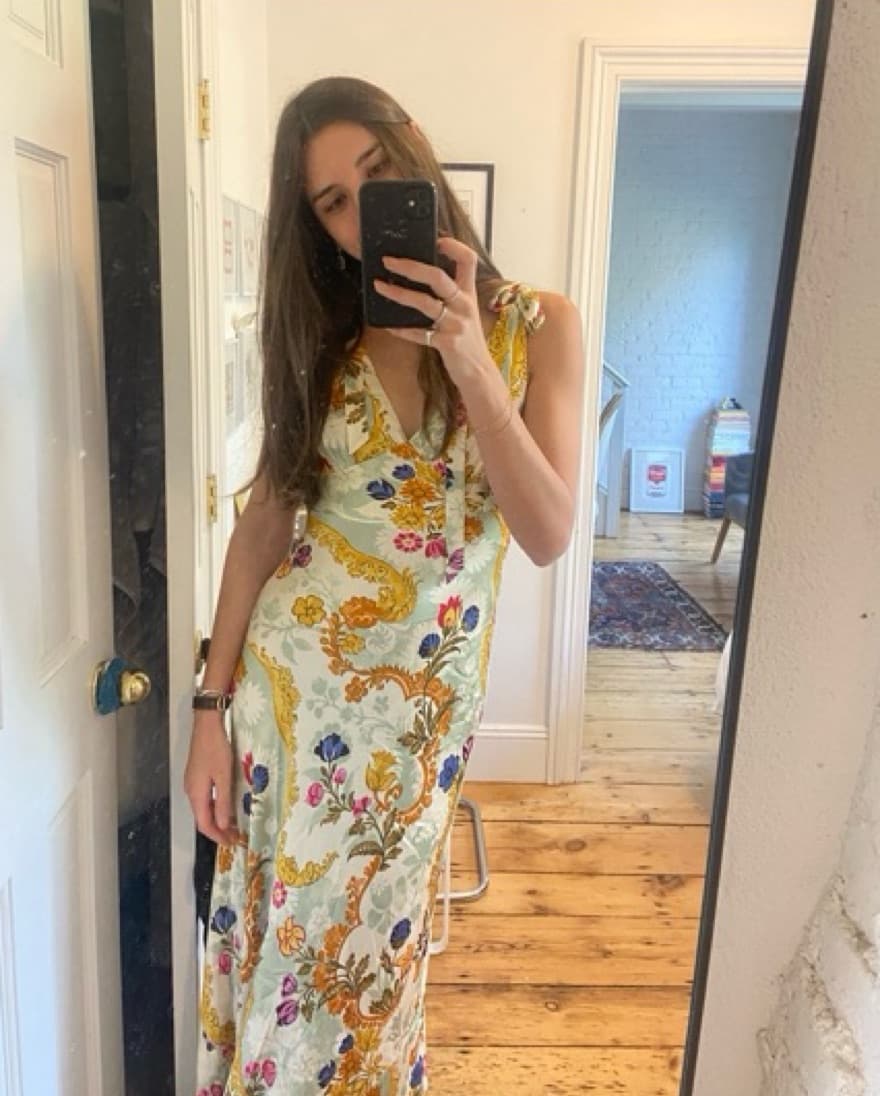 Reformation Pernille Silk Dress - Image 1
