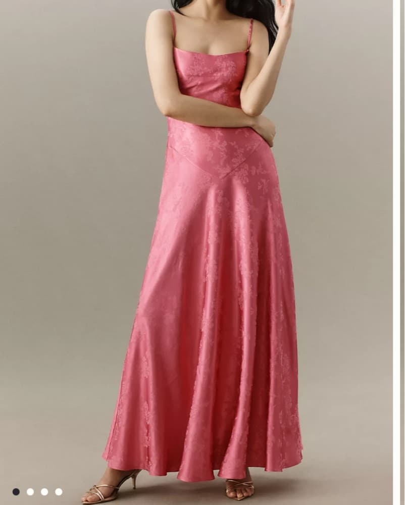 Glamorous Satin Maxi Dress - Image 1