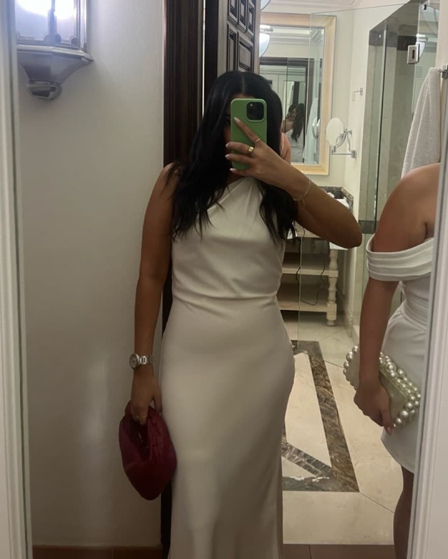 Misha White Midi Dress - Image 5