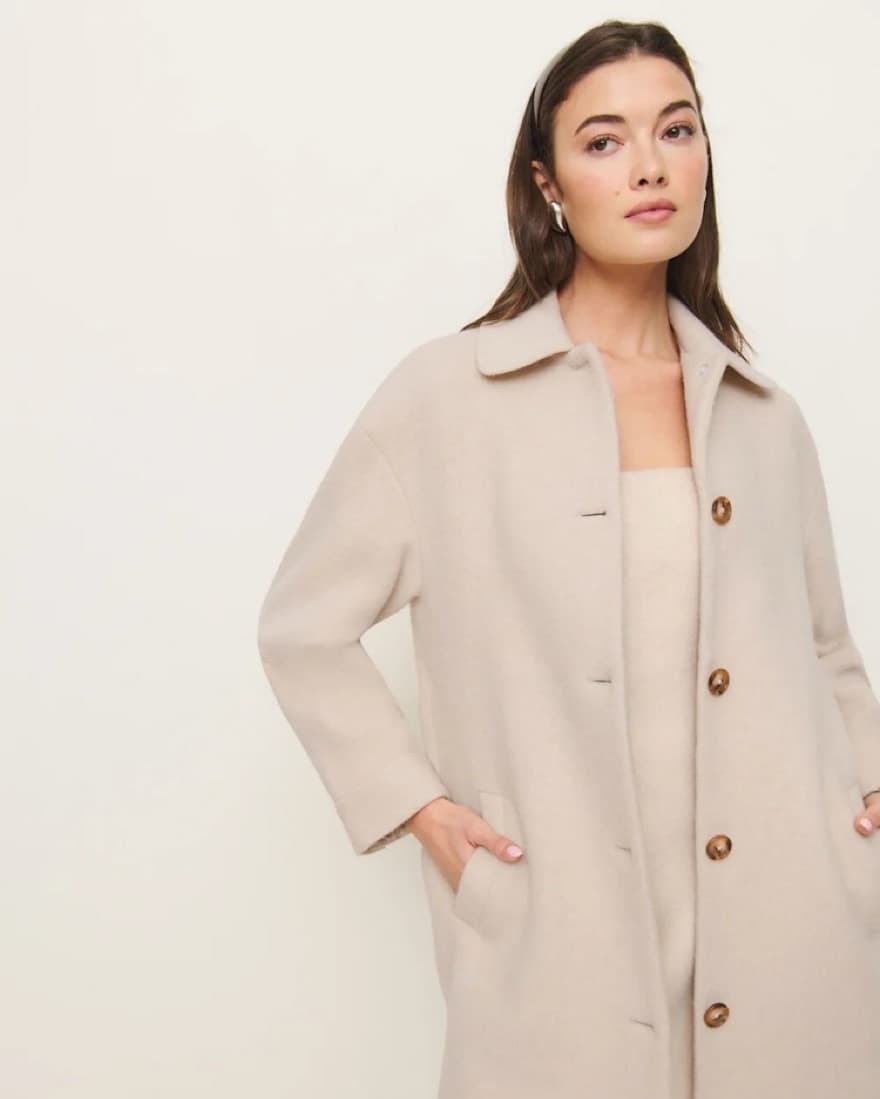 Reformation Irene Jacket (Cream)  - Image 6
