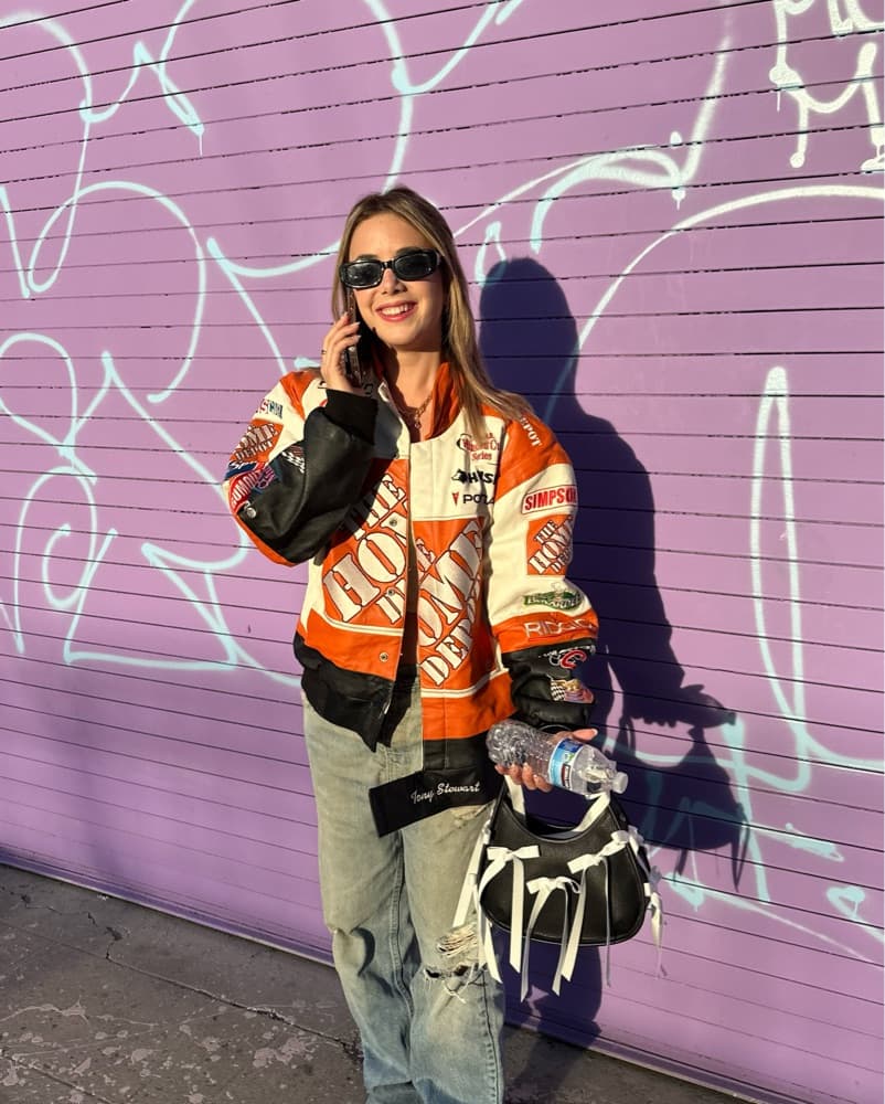 Rare 90s Home depot Leather Jacket - Image 3