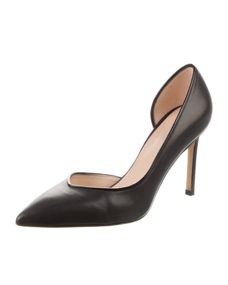 Stuart Weitzman D’Orsay black pumps - Image 1