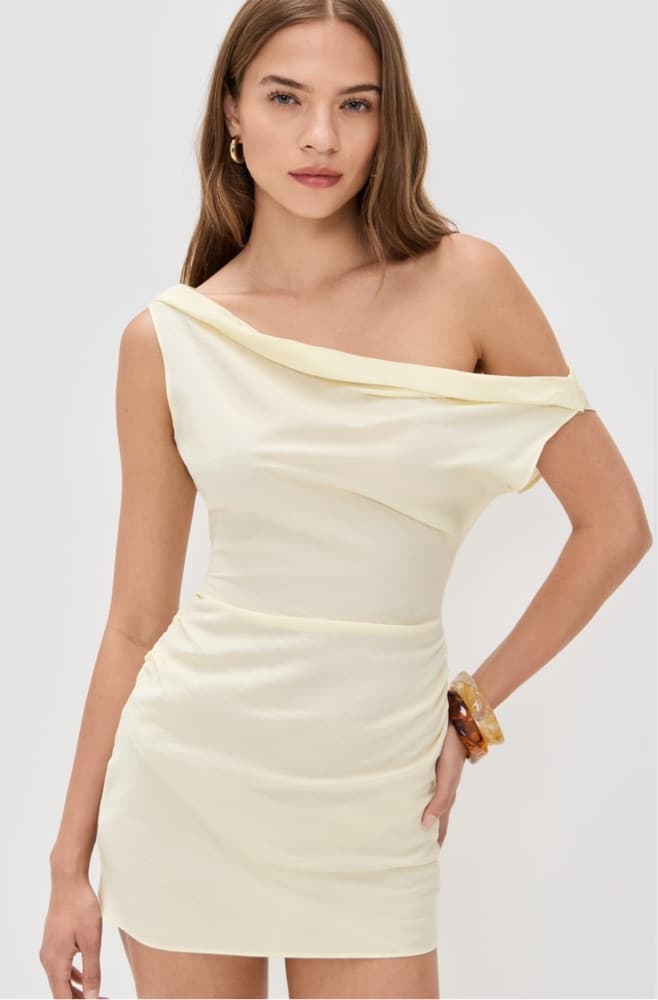 Lioness Sweetheart Yellow Mini Dress - Image 2