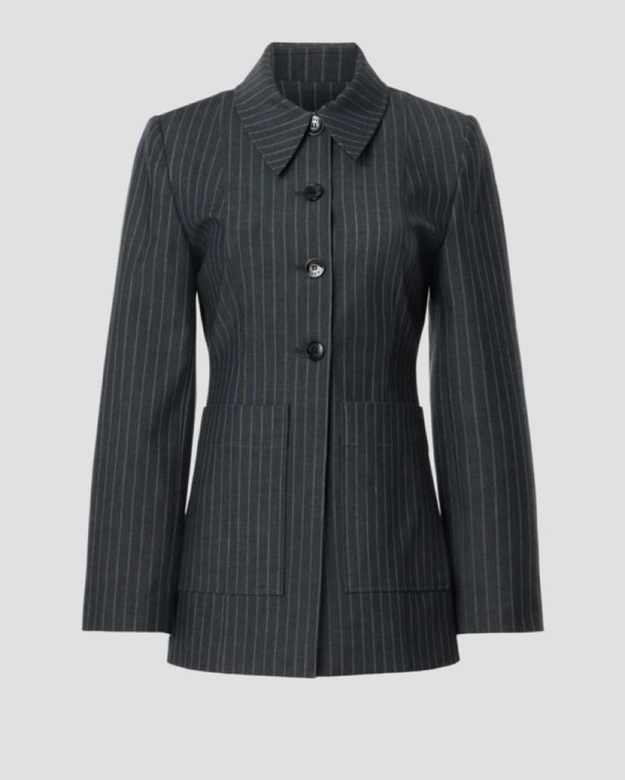 Ganni Striped Blazer - Image 3